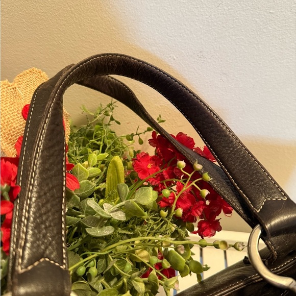 Donald J Pliner RARE vintage Italian Designer Beautiful Leather Handbag EUC - Picture 4 of 10